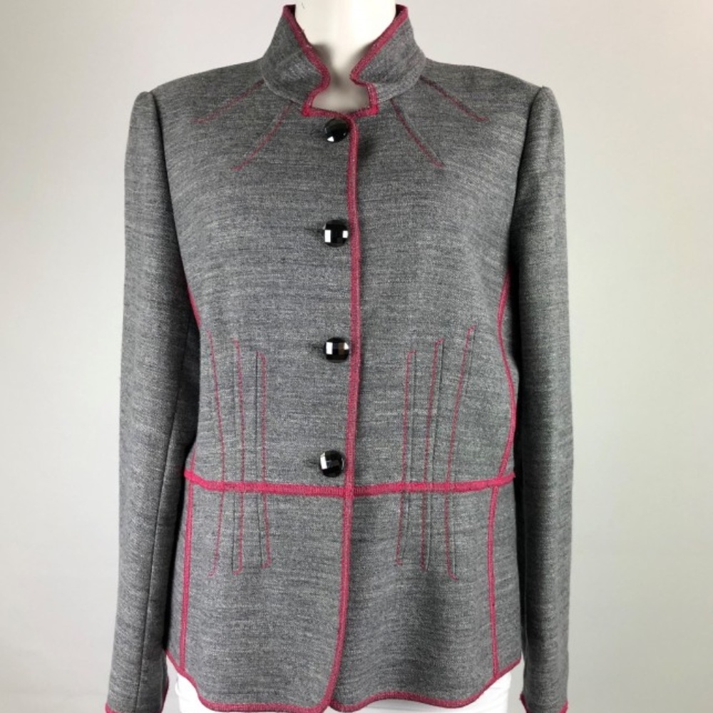 Etcetera Grey & Pink Jacket Size L